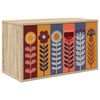 vidaXL Wandgemonteerd tv-meubel ESSEN 69 x 33 x 40 cm Sonoma Eiken