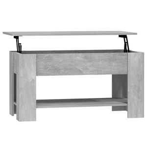 vidaXL Salontafel 101x49x52 cm bewerkt hout betongrijs