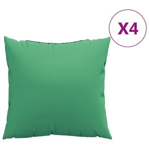 vidaXL Bankkussens 4 st 60x60 cm stof groen
