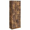 vidaXL Kastenset 2 pcs Gerookt eiken Bewerkt hout