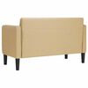 vidaXL Loveseat bank 109 cm corduroy stof grijsgroen