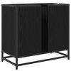 vidaXL Badkamerkast met lade Zwart Eiken 65 x 33 x 60 cm Bewerkt hout
