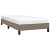 vidaXL Bedframe zonder matras 100x200 cm stof taupe