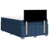 vidaXL Boxspring met matras stof blauw 120x190 cm