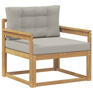 vidaXL Buiten Midden Sofa Polyester Wit