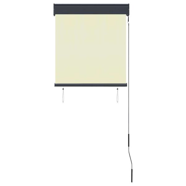 vidaXL Rolgordijn voor buiten 60x250 cm cr&egrave;me