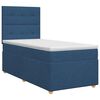 vidaXL Boxspringbed met matras met hoofdeinde Blauw 80 x 200 cm Stof