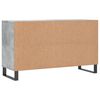 vidaXL Schoenenkast 102x36x60 cm bewerkt hout betongrijs