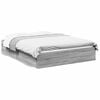 vidaXL Bedframe met lades bewerkt hout grijs sonoma eiken 120x190 cm
