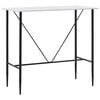 vidaXL Bartafel 120x60x110 cm MDF wit