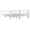 vidaXL Bedframe zonder matras massief grenenhout wit 200x200 cm