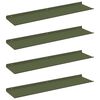 vidaXL Drijvende plank 4 st Olijf Groen 80 x 18 x 2,5 cm Staal