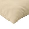 vidaXL Bankkussens 4 st 50x50 cm stof beige