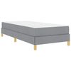 vidaXL Boxspringbed met matras Lichtgrijs 80 x 200 cm Stof