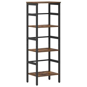 vidaXL Boekenkast 3-laags 40 x 29,5 x 115 cm Bewerkt hout