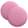 vidaXL Zitkussens 2 st Stof Roze &Oslash;30 x 13 cm