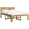 vidaXL Tweepersoonsbed met hoofdeinde ROSTOCK Wit 120 x 190 cm