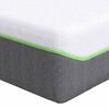 vidaXL Matras Wit en Grijs 80 x 200 cm Jacquard stof