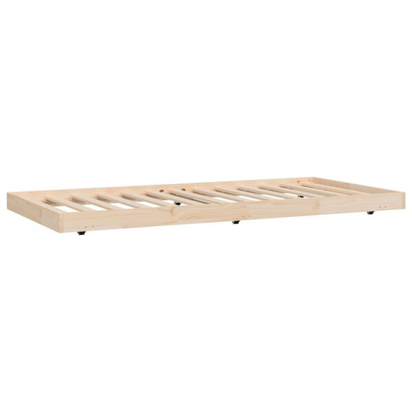 vidaXL Bedframe zonder matras massief grenenhout 90x190 cm
