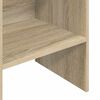 vidaXL Boekenkast 40x35x180 cm bewerkt hout sonoma eikenkleurig