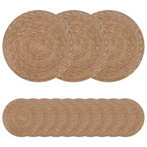 vidaXL Zeegroene placemats 50 st Naturel 100% Zeegras