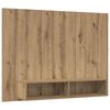 vidaXL Tv-meubelset Artisan Eiken 120 x 23,5 x 90 cm Bewerkt hout