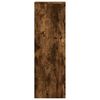 vidaXL Plantenstandaards 2 st 33x33x100 cm bewerkt hout gerookt eiken