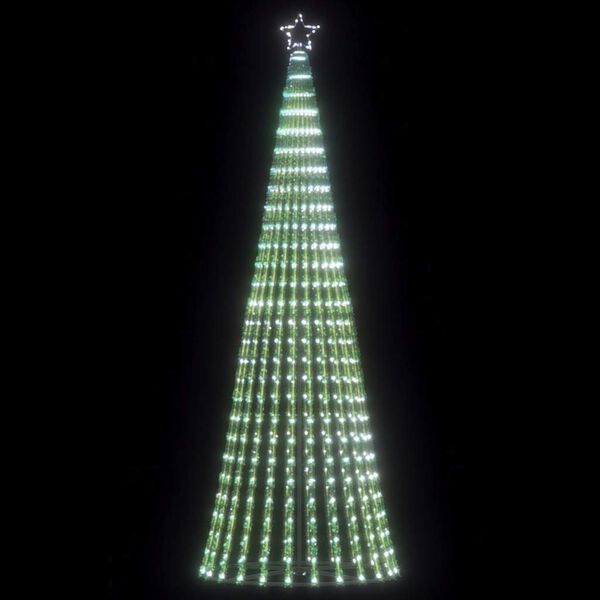 vidaXL LED-kerstboom 475 LEDs koud wit 247 cm