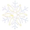 vidaXL Kerstverlichting sneeuwvlok LOVIISA 140 LED's Koel wit &Oslash; 55 cm