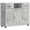 vidaXL Houten Kast Beton Grijs 88,5 x 30,5 x 73 cm Bewerkt hout