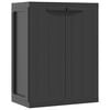 vidaXL Tuinkast 65x37x85 cm polypropeen zwart