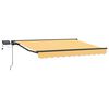 vidaXL Handmatige Luifelhouder met LED's Zand 3,5 x 2 m