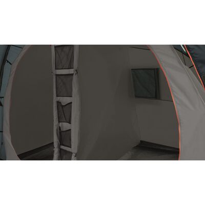 Easy Camp Tunneltent 4-persoons Galaxy 400 staalgrijs en blauw