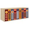 vidaXL Wandgemonteerd tv-meubel ESSEN 102 x 33 x 40 cm Sonoma Eiken