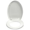 vidaXL Toiletbril soft-close met quick-release ontwerp wit