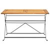 vidaXL Tuintafel inklapbaar 120x70x74 cm massief acaciahout