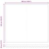 vidaXL Inklapbaar Zonnescherm Multikleur 400 &times; 350 cm