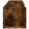 vidaXL Wandkast 75x18x16,5 cm bewerkt hout gerookt eikenkleurig