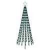 vidaXL LED Kerstboom 180 cm 255 LED's Koel wit Staal Zwart