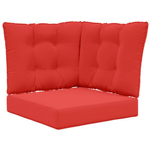 vidaXL Buiten bankkussen Polyester Rood 50,5 x 50,5 cm