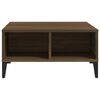 vidaXL Salontafel 60x60x30 cm spaanplaat bruin eikenkleur
