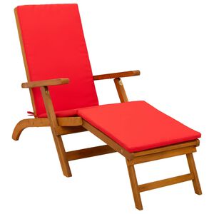 vidaXL Ligstoelkentingen en opvouwbare zonnebader 55 x 146 x 91 cm