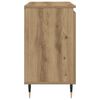 vidaXL Badkamerkast 58x33x60 cm bewerkt hout artisanaal eikenkleurig