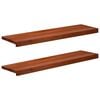 vidaXL Trapmatten 2 st Bruin 90 x 25 x 2 cm Massief beukenhout