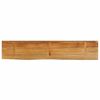 vidaXL Tafelblad met natuurlijke rand 140x30x2,5 cm massief mangohout