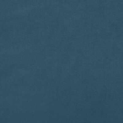 vidaXL Bedframe fluweel donkerblauw 80x200 cm