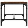 vidaXL Bijzettafel 40x40x35 cm bewerkt hout bruin eikenkleur