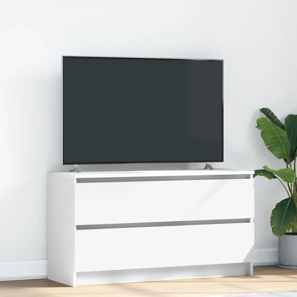 vidaXL Tv-meubel 100x35x54 cm bewerkt hout wit