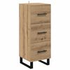 vidaXL Dressoir Artisan Eiken 34,5 x 34 x 90 cm