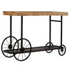 vidaXL Wandtafel 115x36x76 cm massief mangohout